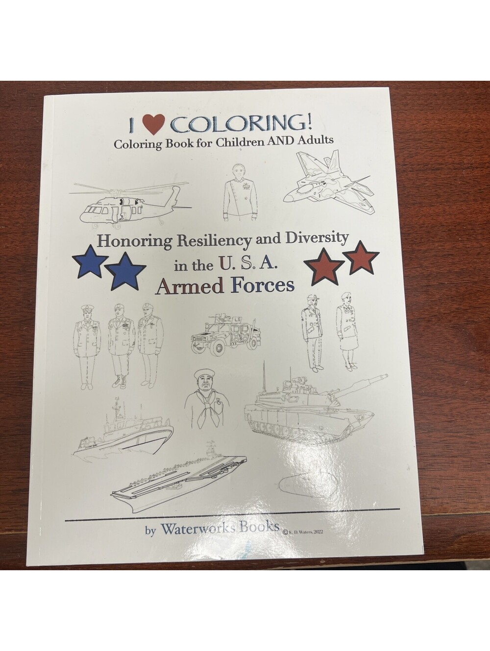 I LOVE COLORING! Honoring Resiliency - Paperback, by Waters K. D. - Very Good